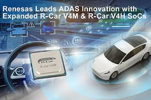 瑞薩電子擴展第四代R-Car汽車SoC