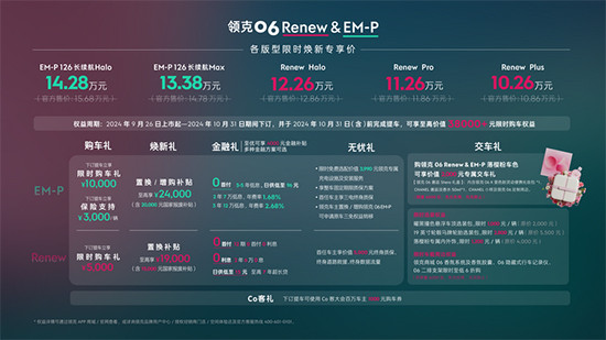 2025款领克06上市 售价10.86-15.68万元