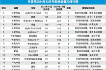 2024年12月國(guó)內(nèi)汽車投訴排行及分析報(bào)告