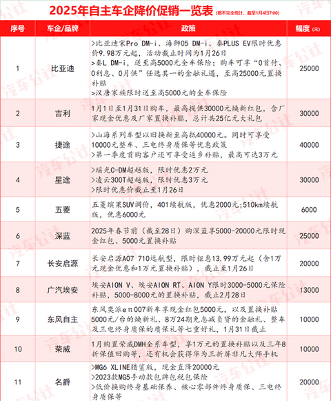 超30家车企宣布降价,今年车市开局即恶战