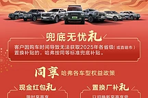 长城汽车品牌推补贴兜底政策,最高补贴1.5万元