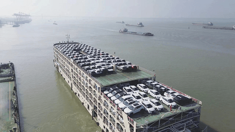 海关总署:我国2024年汽车出口达640.7万辆