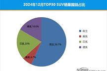 2024年12月TOP30 SUV銷量投訴量對應(yīng)點(diǎn)評