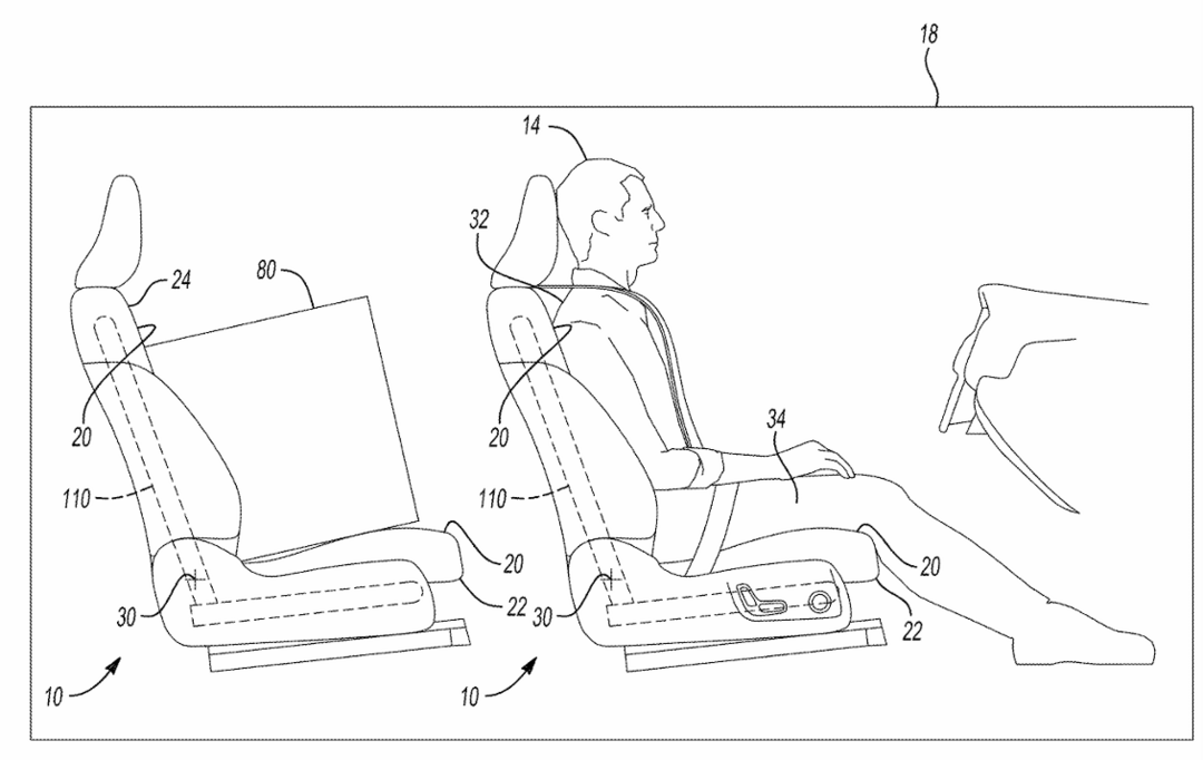 通用汽車申請尺寸可調(diào)節(jié)座椅專利