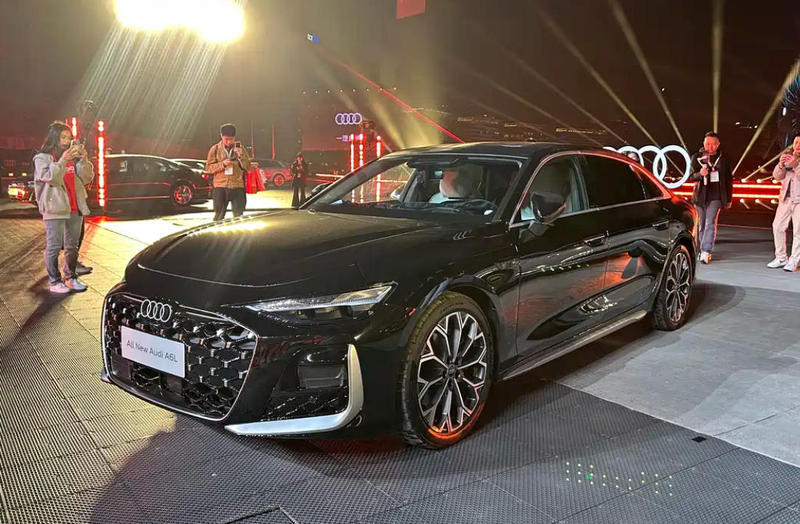 這顏值你能接受嗎？全新奧迪A6L首發(fā)亮相 搭載華為乾崑智駕-圖1