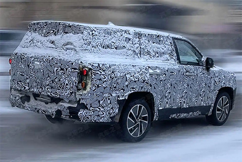 或命名为T1T 奇瑞全尺寸SUV谍照曝光