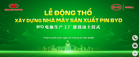 金龙汽车携手比亚迪，斥资1.3亿美元在越南建设电动车电池工厂