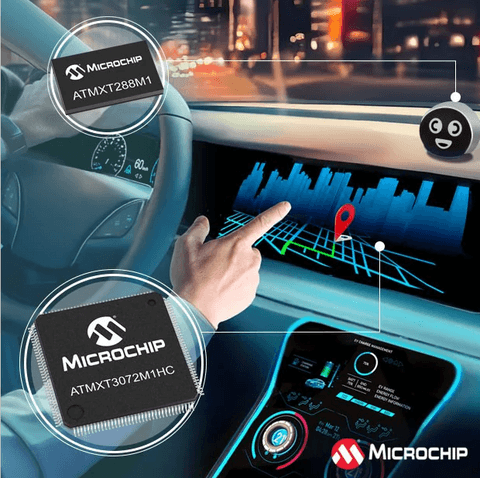 Microchip扩展maXTouch® M1触摸屏控制器系列 以覆盖更广泛的显示屏尺寸