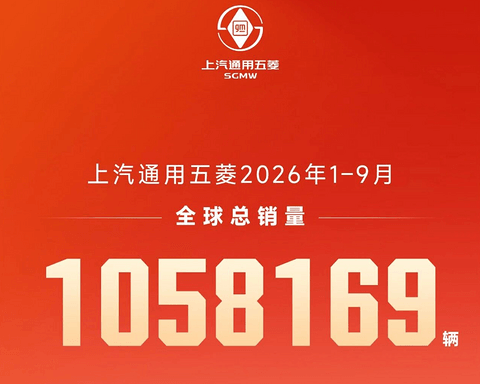 上汽通用五菱前三季度全球销量超105.8万辆
