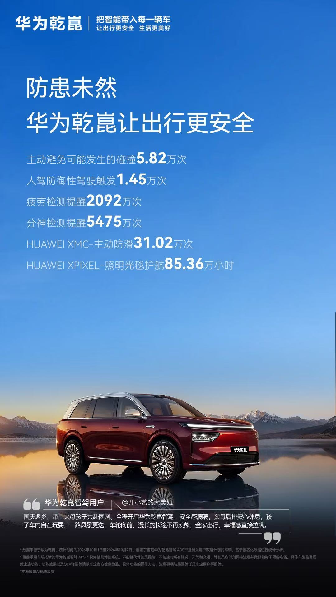 华为乾崑国庆出行报告：一场关于“信任”的降维打击