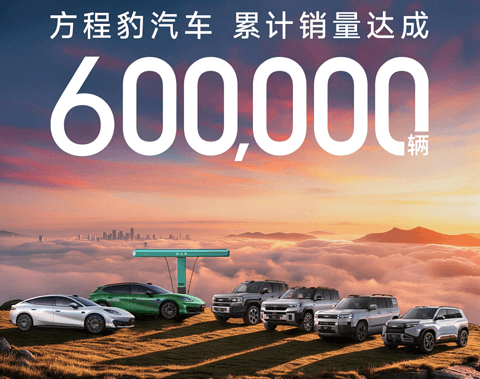 迈入新阶段！方程豹累计销量突破60万台