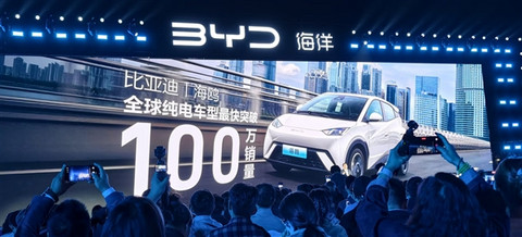 代步王者！比亚迪海鸥3年狂卖155万台：平均每分钟卖出一台