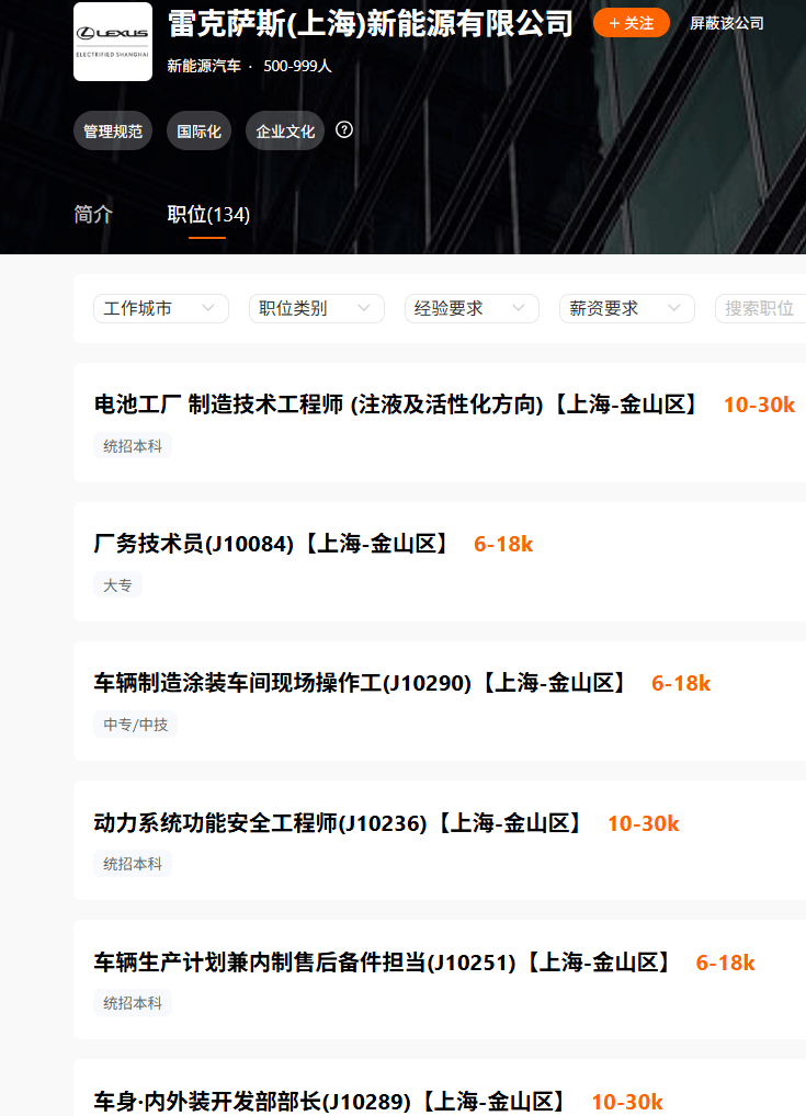 调查｜上海工厂完工在即，雷克萨斯开启纯电救赎