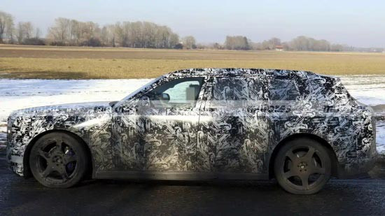 劳斯莱斯首款纯电SUV谍照 或于2026年发布