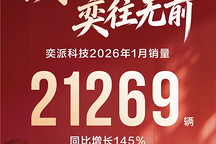 东风奕派1月销量强势翻番，达到2.1万辆