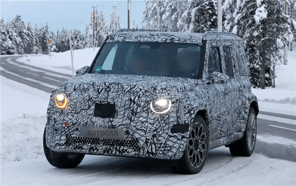 平民版大G要来了!奔驰小G谍照曝光:提供混动/纯电双动力