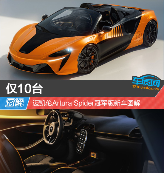 仅10台 迈凯伦Artura Spider冠军版新车图解