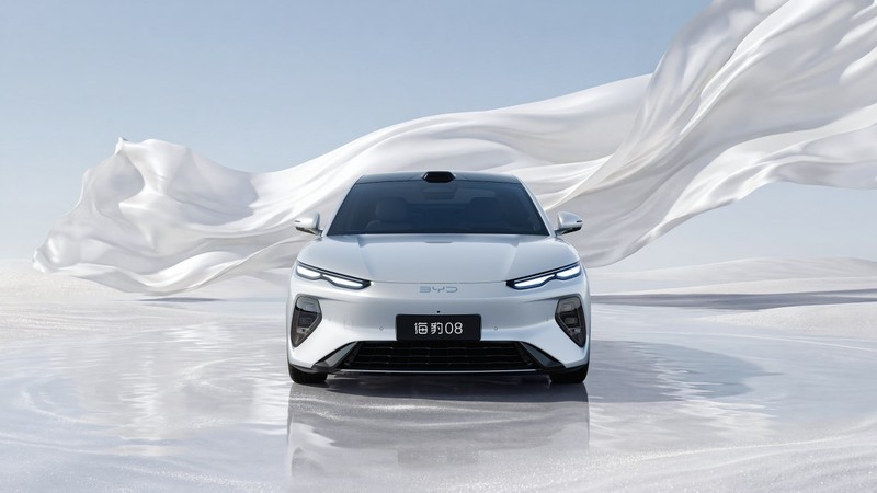 比亚迪海豹08首发亮相 搭载第二代刀片电池/闪充+后轮转向-图4
