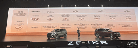 预售37.68万起，极氪8X正面切入BBA性能SUV腹地