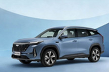 晴山蓝配色 吉利博越L全新版型官图发布