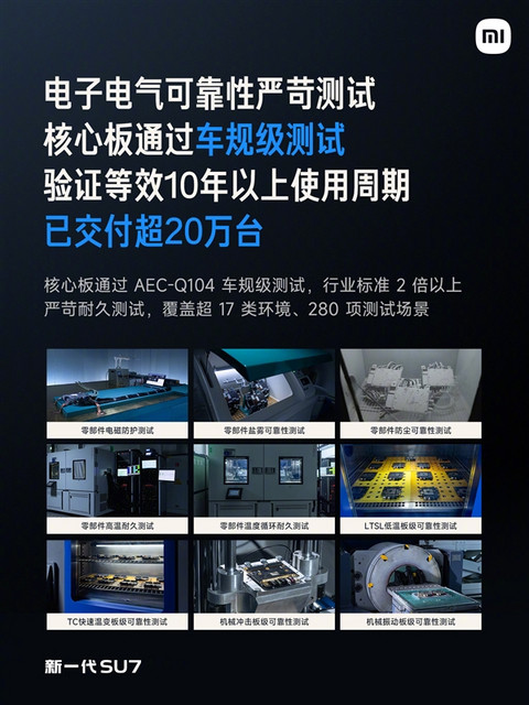 新一代小米SU7电子电气架构全面升级！高通旗舰级芯片、双5G双卡双通