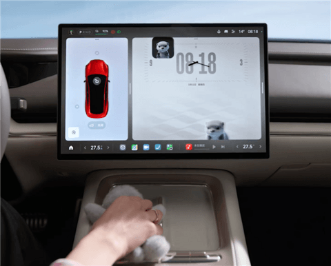 小米汽车太会了！新一代小米SU7磁吸萌宠实拍 哪个女生能拒绝