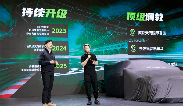 吉利发布首台绿色甲醇赛车！车手马青骅：尾气不刺鼻 甚至还有点淡香