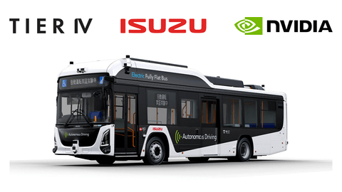 提雅智行和五十铃利用NVIDIA DRIVE Hyperion创建L4级自动驾驶公交车 推进自动驾驶交通的发展