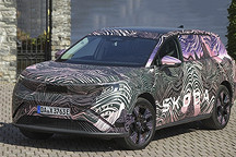定位纯电7座SUV 斯柯达Peaq最新谍照曝光