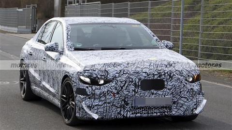 或2028年发布 AMG纯电E级轿车谍照曝光