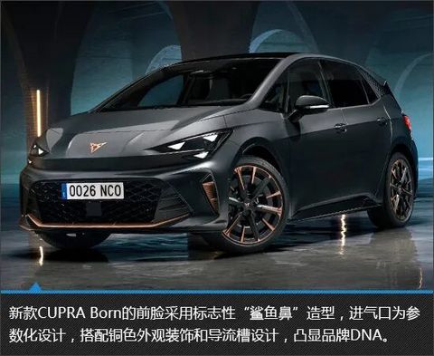 纯电钢炮换新颜，新款Cupra Born新车图解
