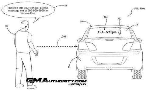 车窗变留言板 通用汽车申请通信系统专利