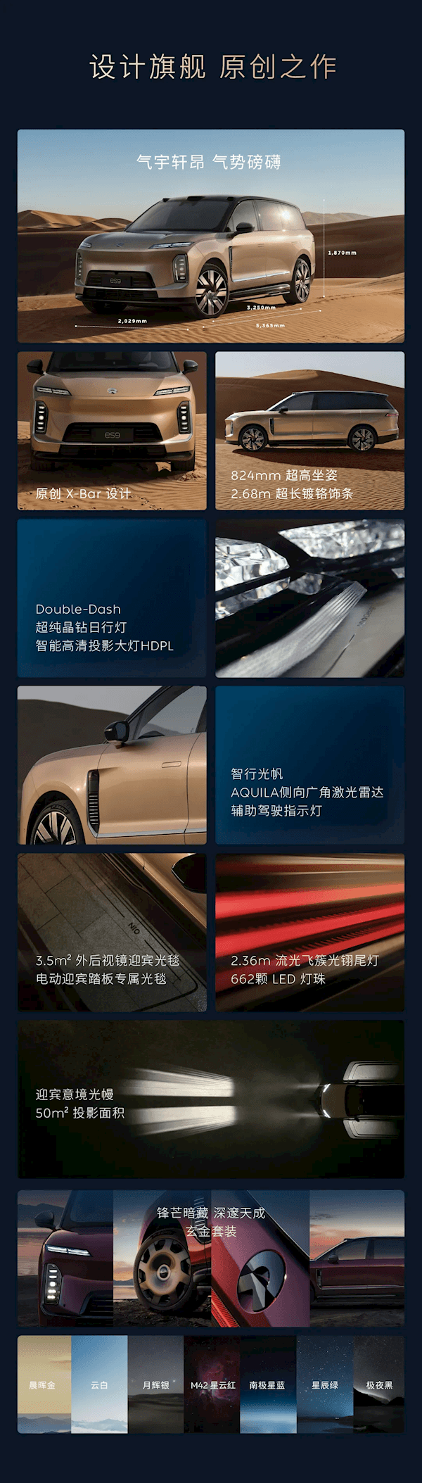 蔚來(lái)史上最大、最強(qiáng)旗艦SUV 租電42萬(wàn)起！蔚來(lái)ES9一圖看懂