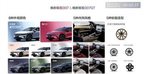 全域900V高压架构打造 焕新极氪007/007GT上市：限时19.39万起