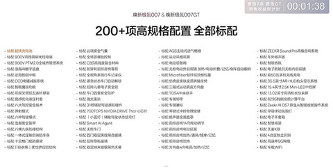 全域900V高压架构打造 焕新极氪007/007GT上市：限时19.39万起