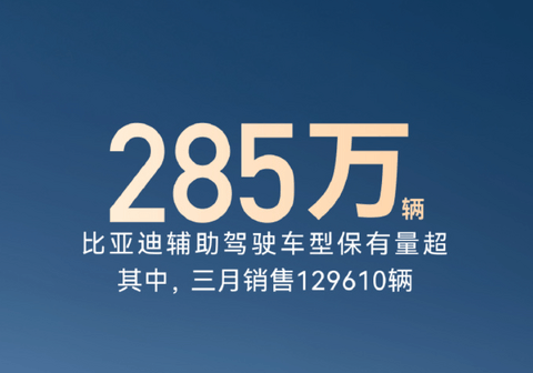 李云飞公布比亚迪辅助驾驶保有量超285万辆