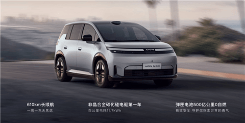 全球首发非晶合金电驱比特斯拉还省 广汽埃安N60预售:11.58万起