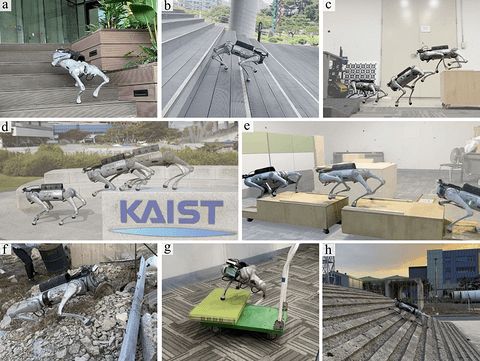 KAIST开发四足机器人 能够感知危险、自行选择路线、并在负重移动时克服障碍