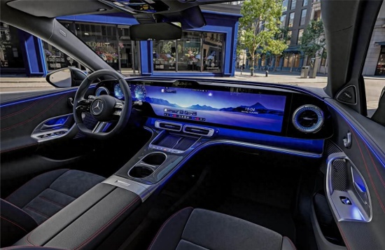 奔驰C级纯电动版内饰官图 将于4月20日首发