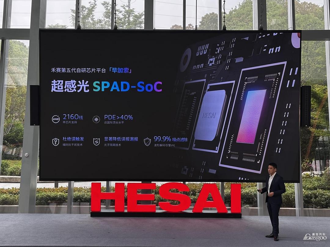 禾赛推毕加索SPAD芯片，激光雷达进入6D全彩时代