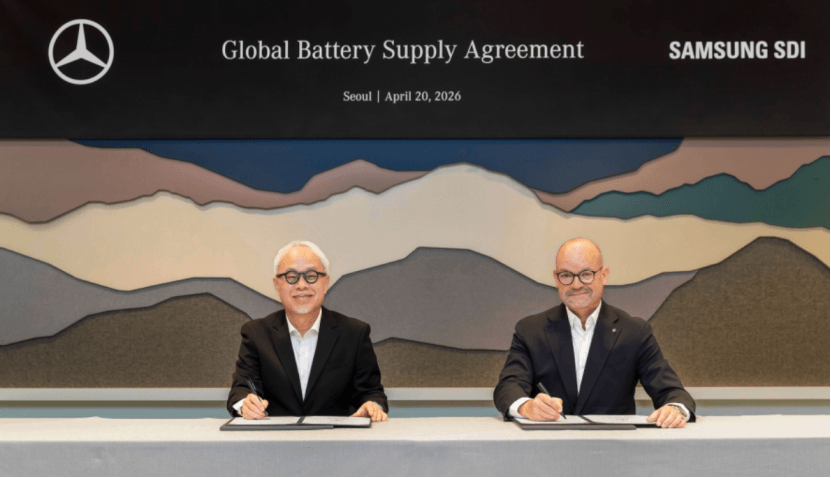 三星SDI与梅赛德斯-奔驰签署首份电动汽车电池供应协议