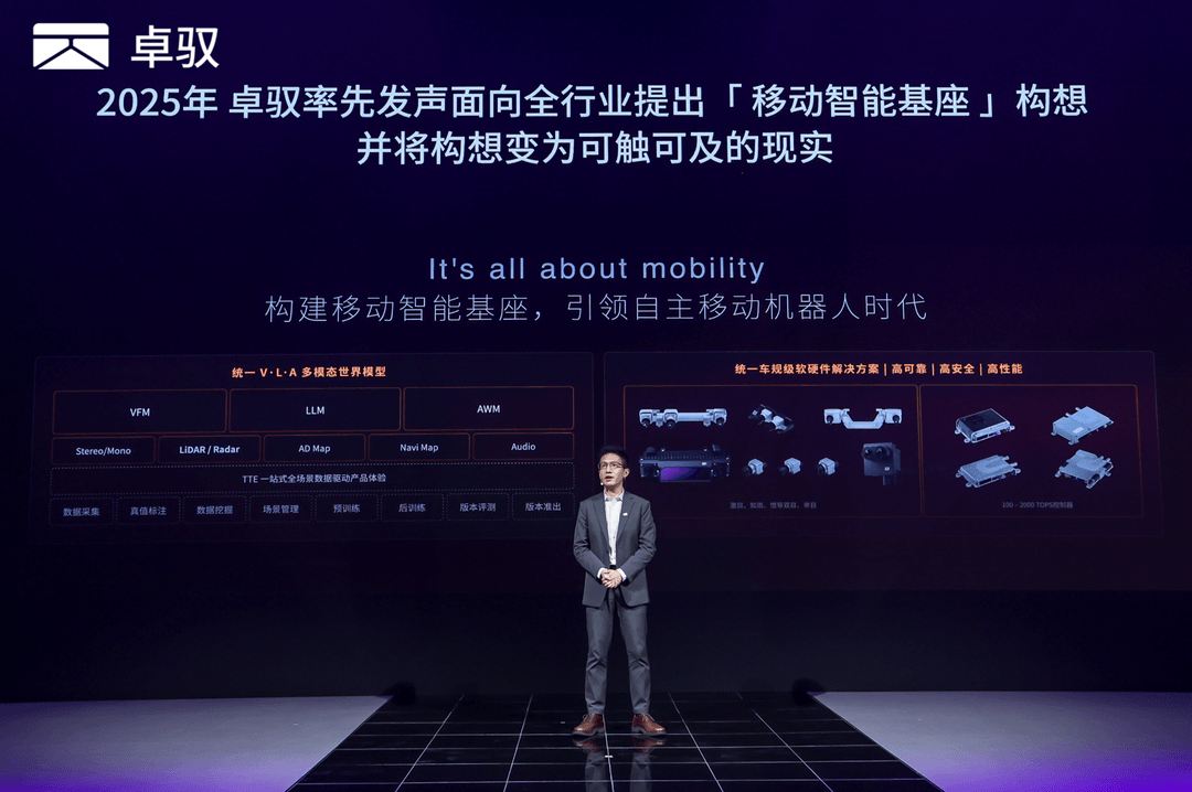 智能一切移动 卓驭科技发布首个原生多模态基础模型