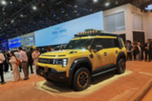 方盒子新能源SUV 广汽传祺越7车展实拍图解