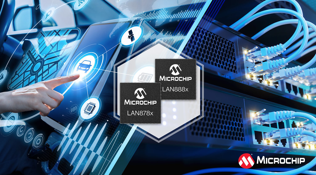 Microchip推出下一代单对以太网PHY收发器 集成MACsec安全、时间敏感网络和功能安全