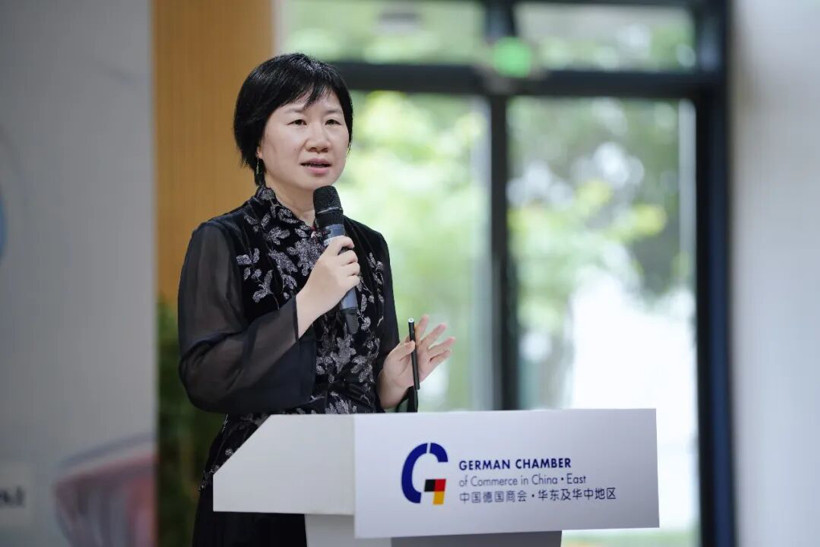 共话产业新征程丨盖世汽车CEO周晓莺于德商会