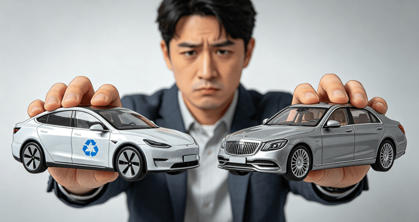 “长辈的油车开了10多年，我的电车4年就得换”