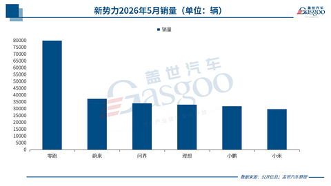 5月新能源销量战报：新势力“一超多强”格局成型，自主矩阵全面发力