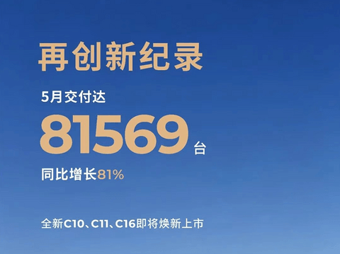 5月新能源销量战报：新势力“一超多强”格局成型，自主矩阵全面发力