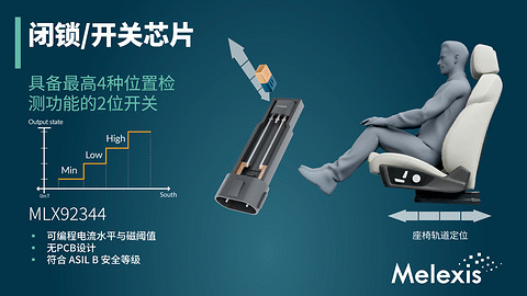 Melexis推出全球首款2线输出2位霍尔开关