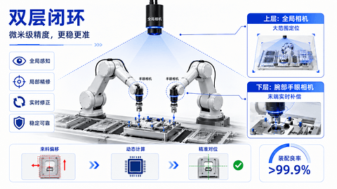WAIC 2026现场 | 微米级精度+零样本抓取：宝维塔重新定义柔性组装!